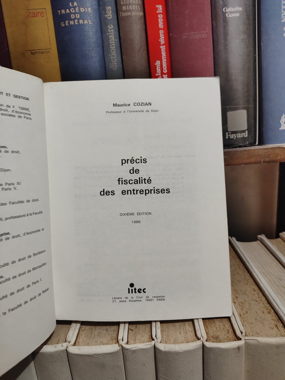Cozian - Précis de fiscalité des entreprises