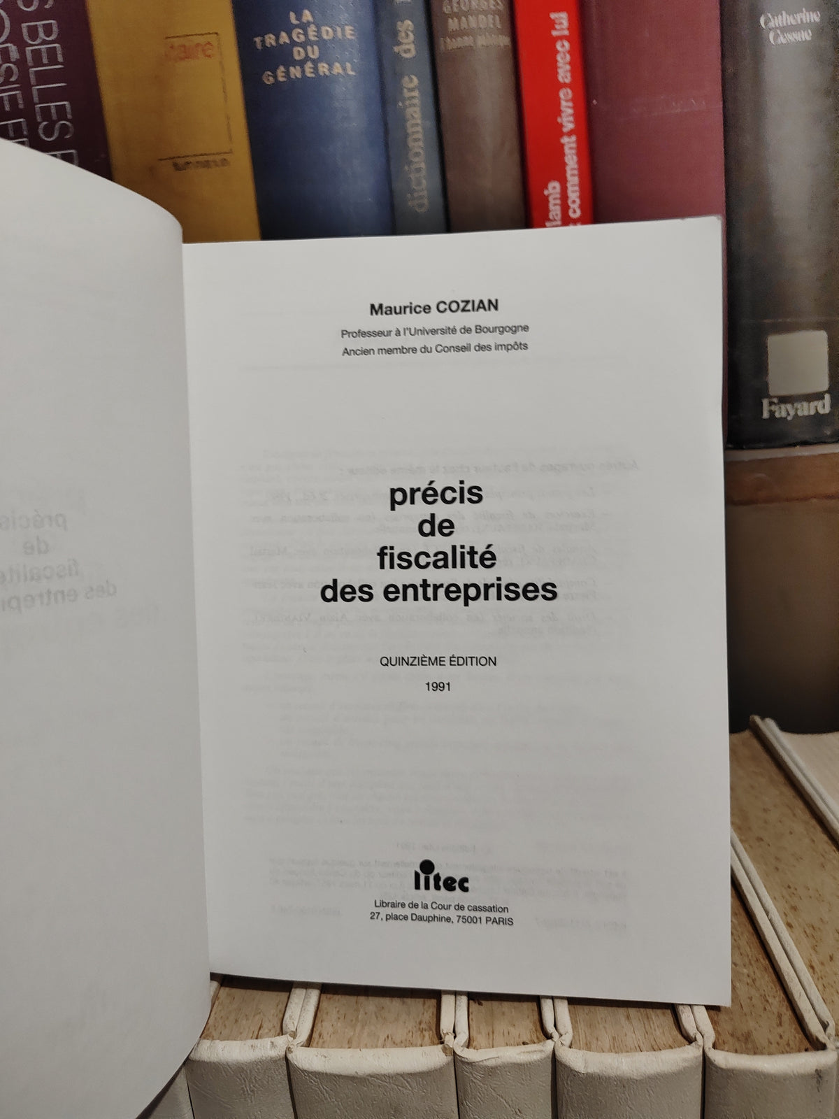 Cozian - Précis de fiscalité des entreprises