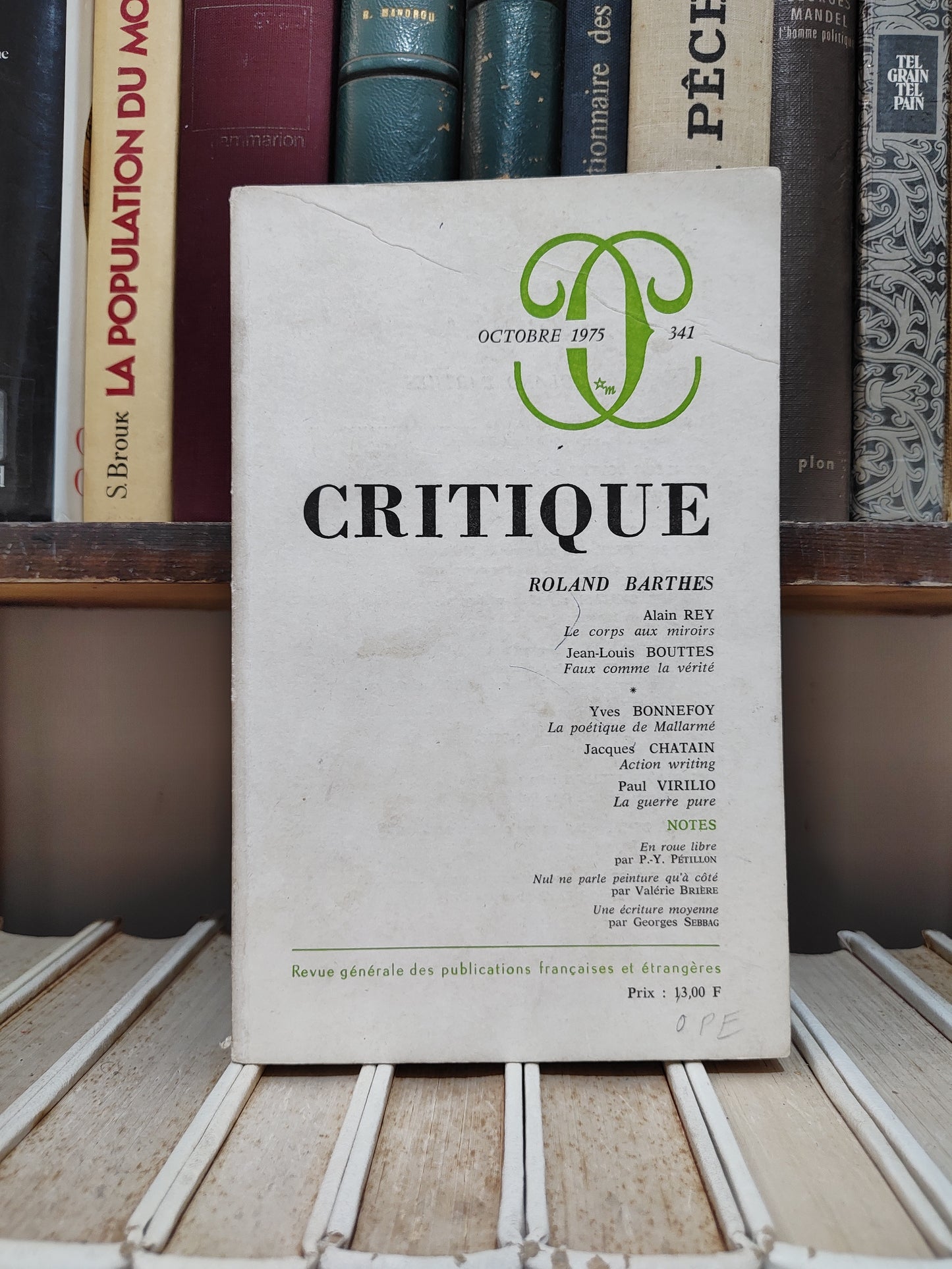 Critique 341 Roland Barthes