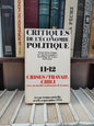 Critiques de l'économie politique 11-12 Crises / Travail Chili