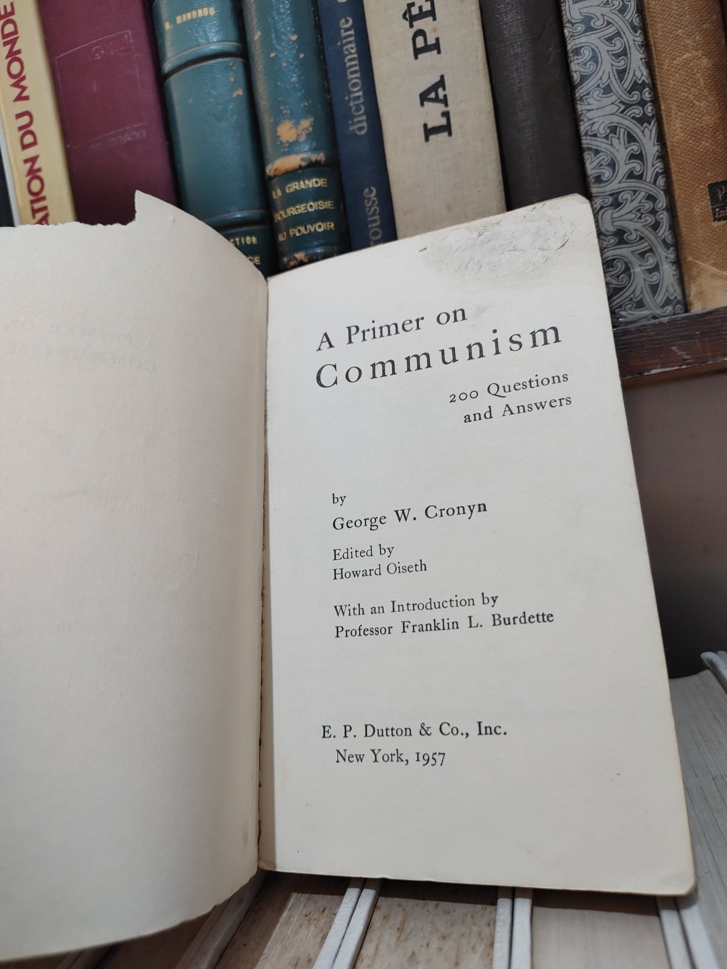 Cronyn - A primer on Communism 200 questions an Answers