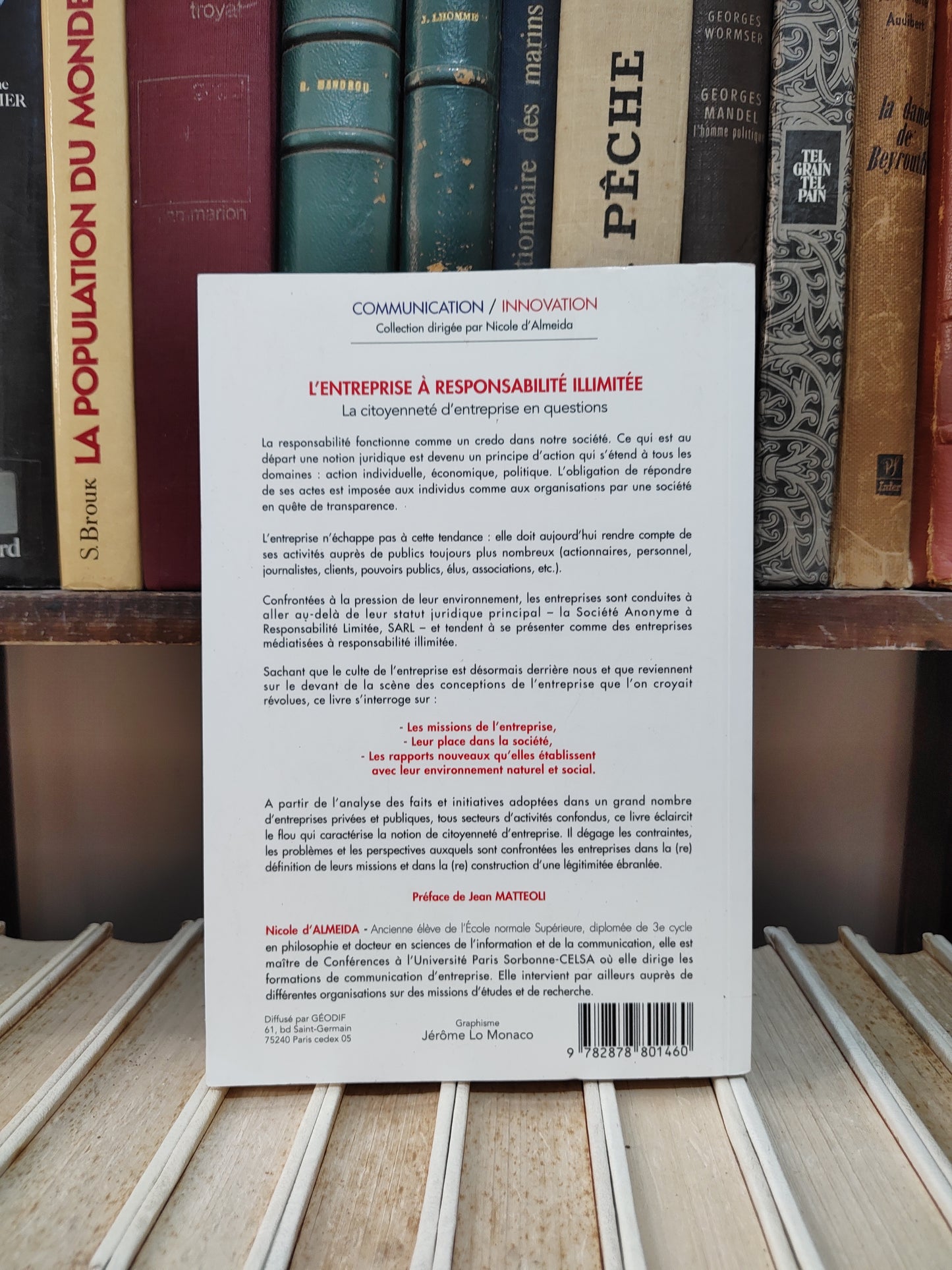 D'Almeida - L'entreprise à responsabilité illimitée : La citoyenneté en questions