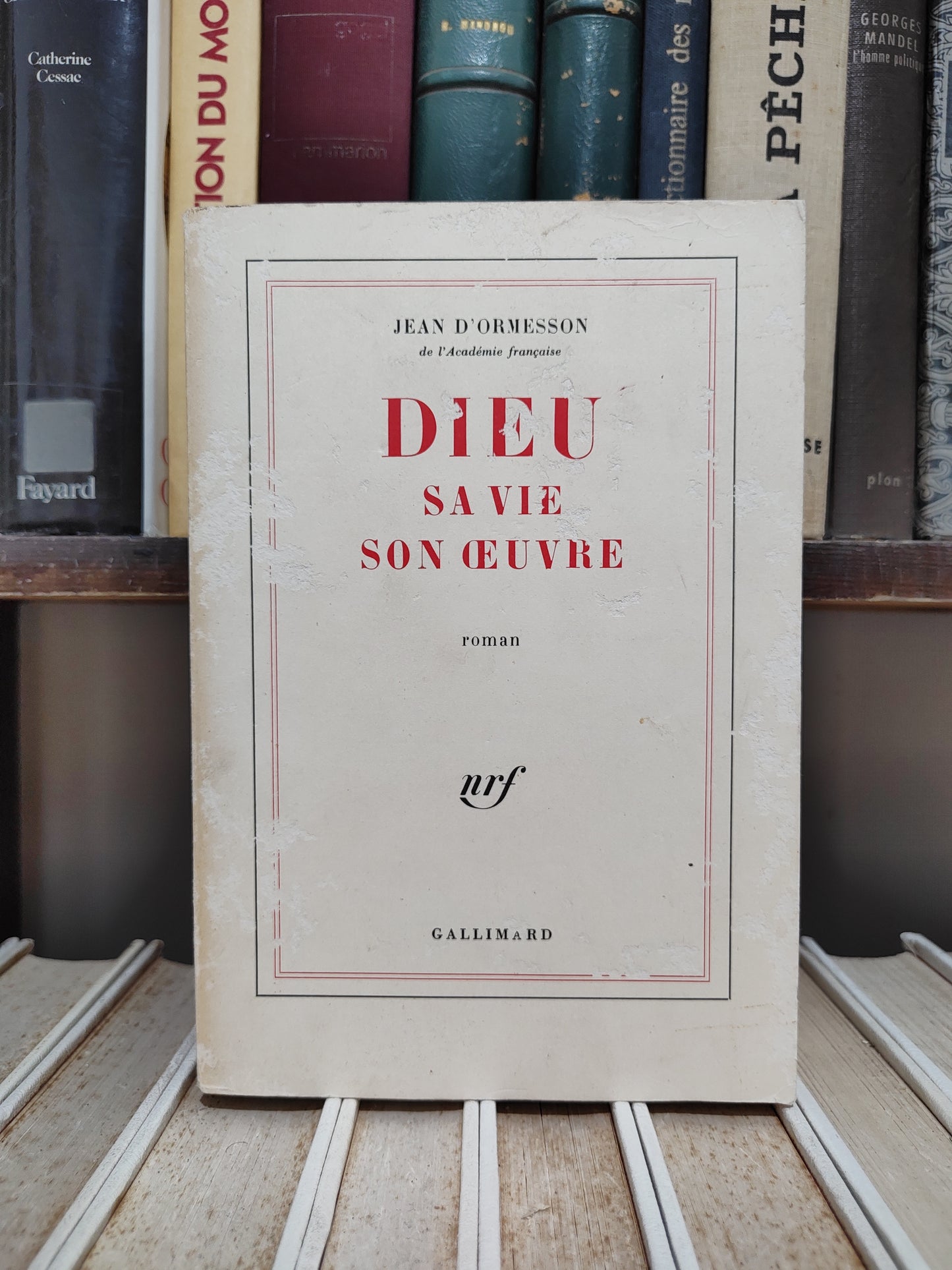 D'Ormesson - Dieu sa vie son œuvre