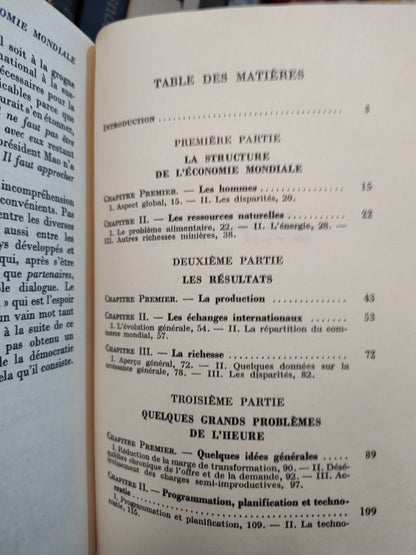 D'hérouville - L'économie mondiale ; que sais-je