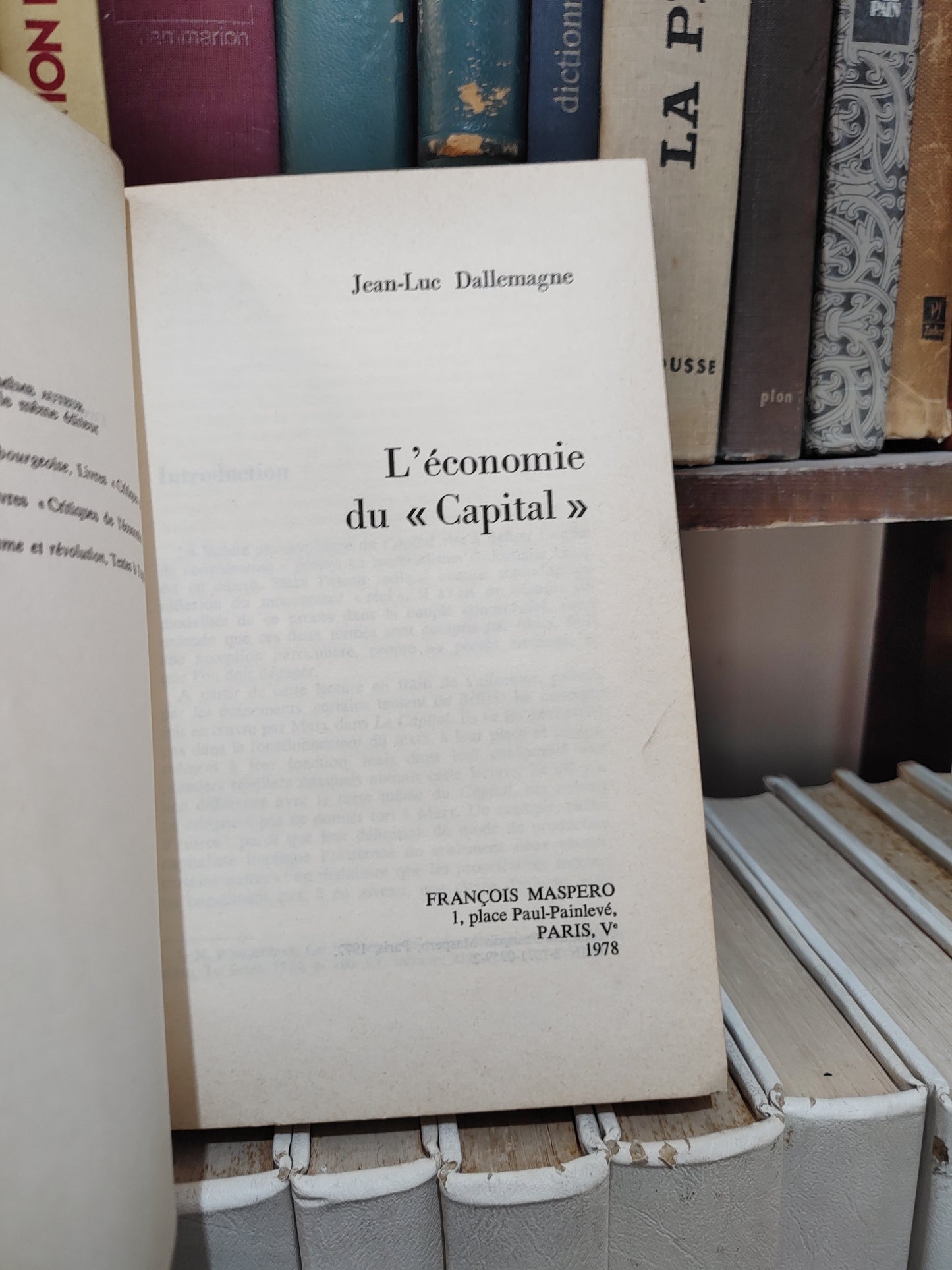Dallemagne - L'économie du capital