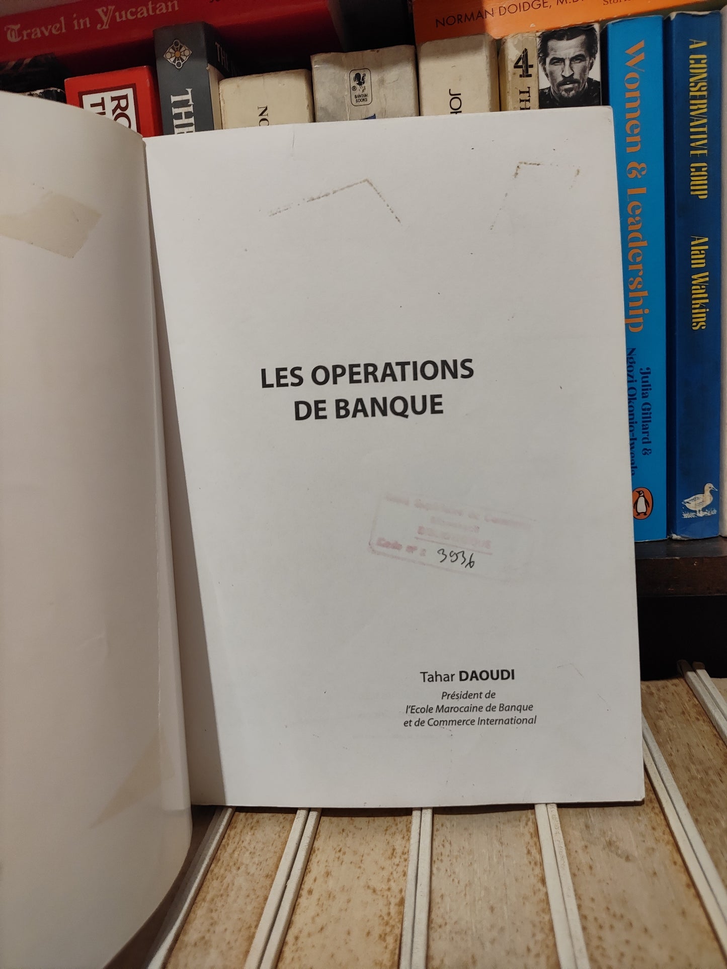 Daoudi - Les opérations de banque