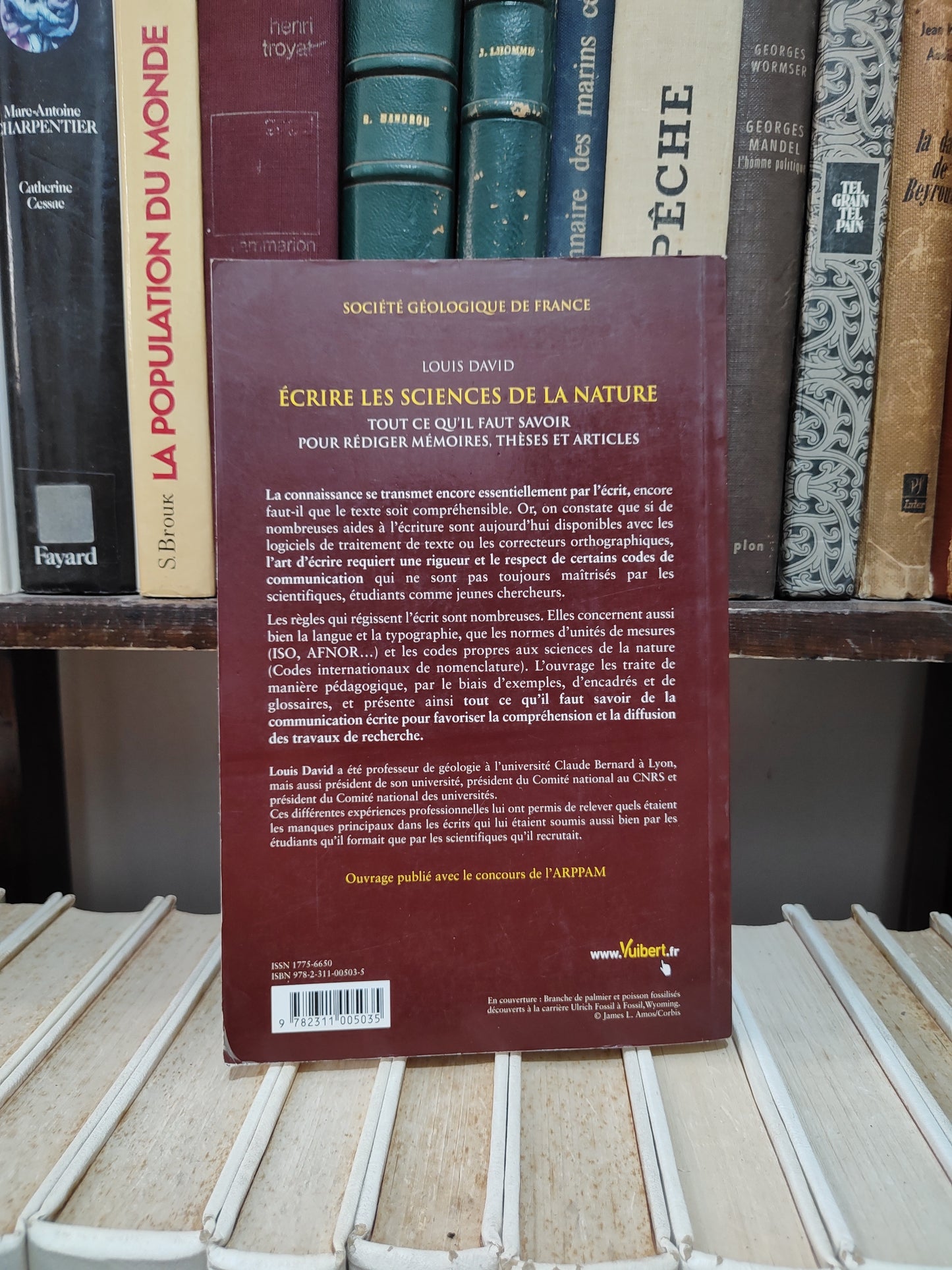 David - Écrire les sciences de la nature : tout ce qu'il faut savoir pour rédiger mémoires thèses et articles