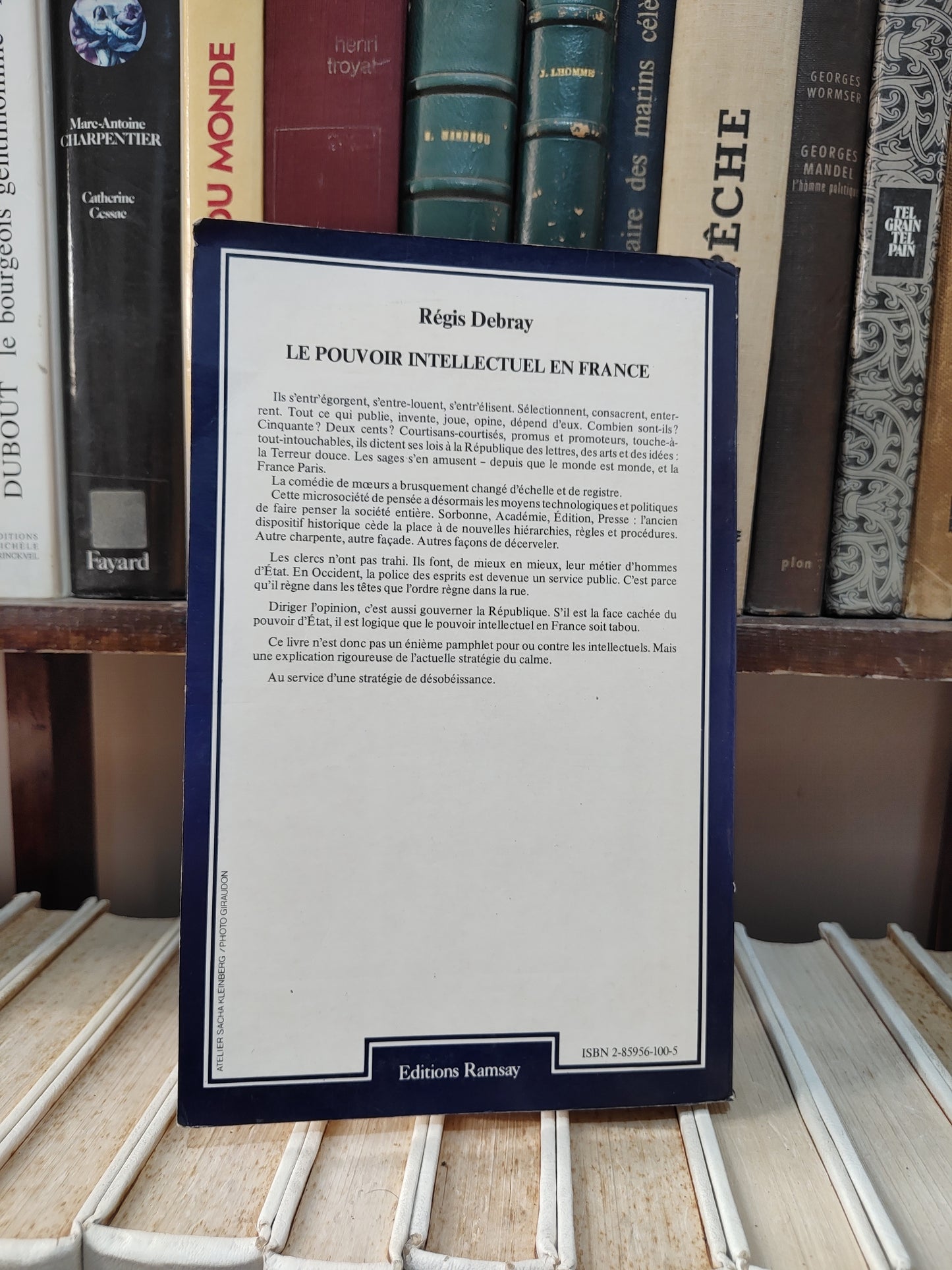 Debray - Le pouvoir intellectuel en France