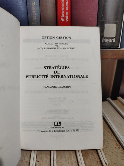 Decaudin - Stratégies de publicité internationale
