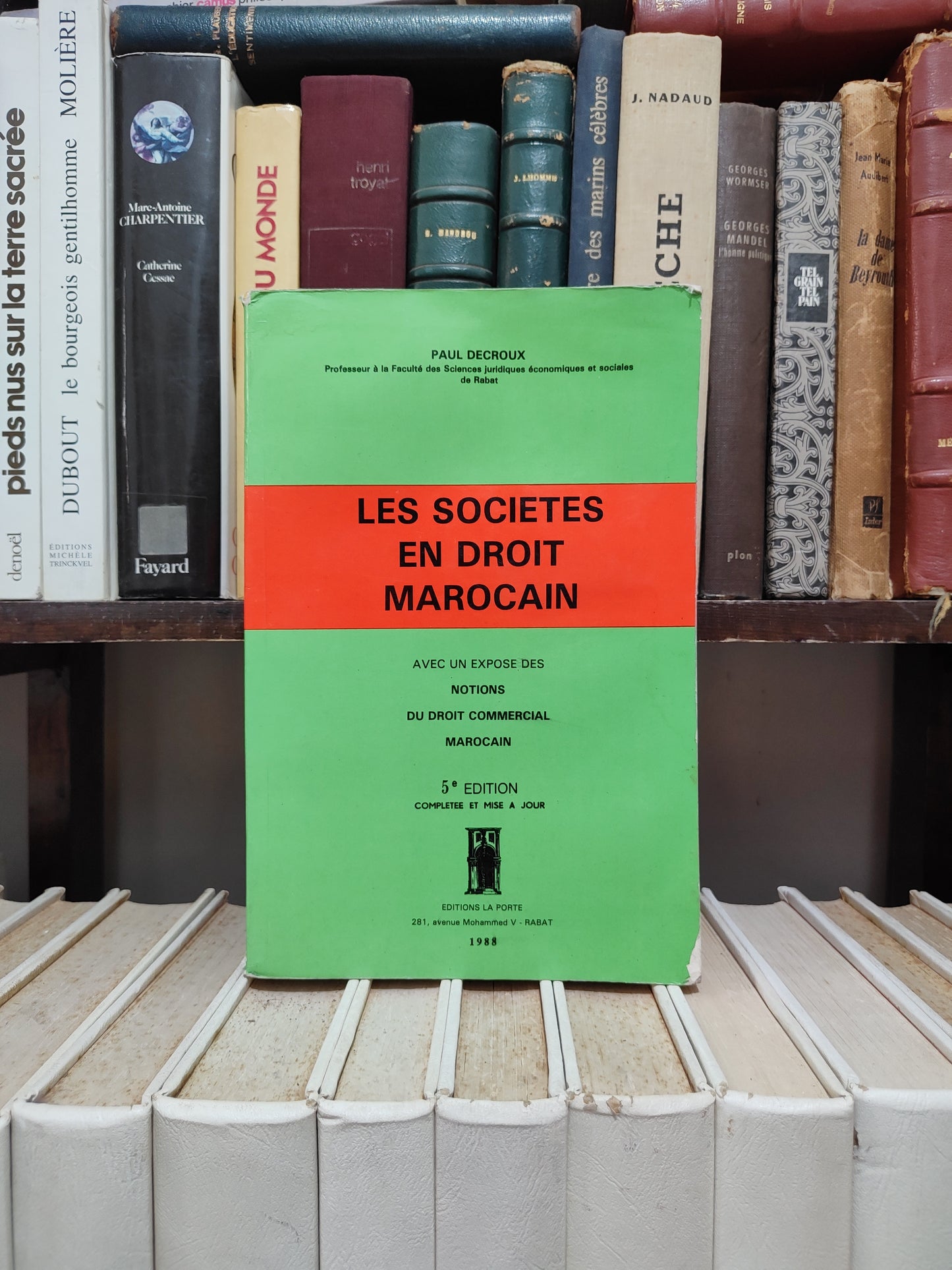 Decroux - Les sociétés en droit marocain