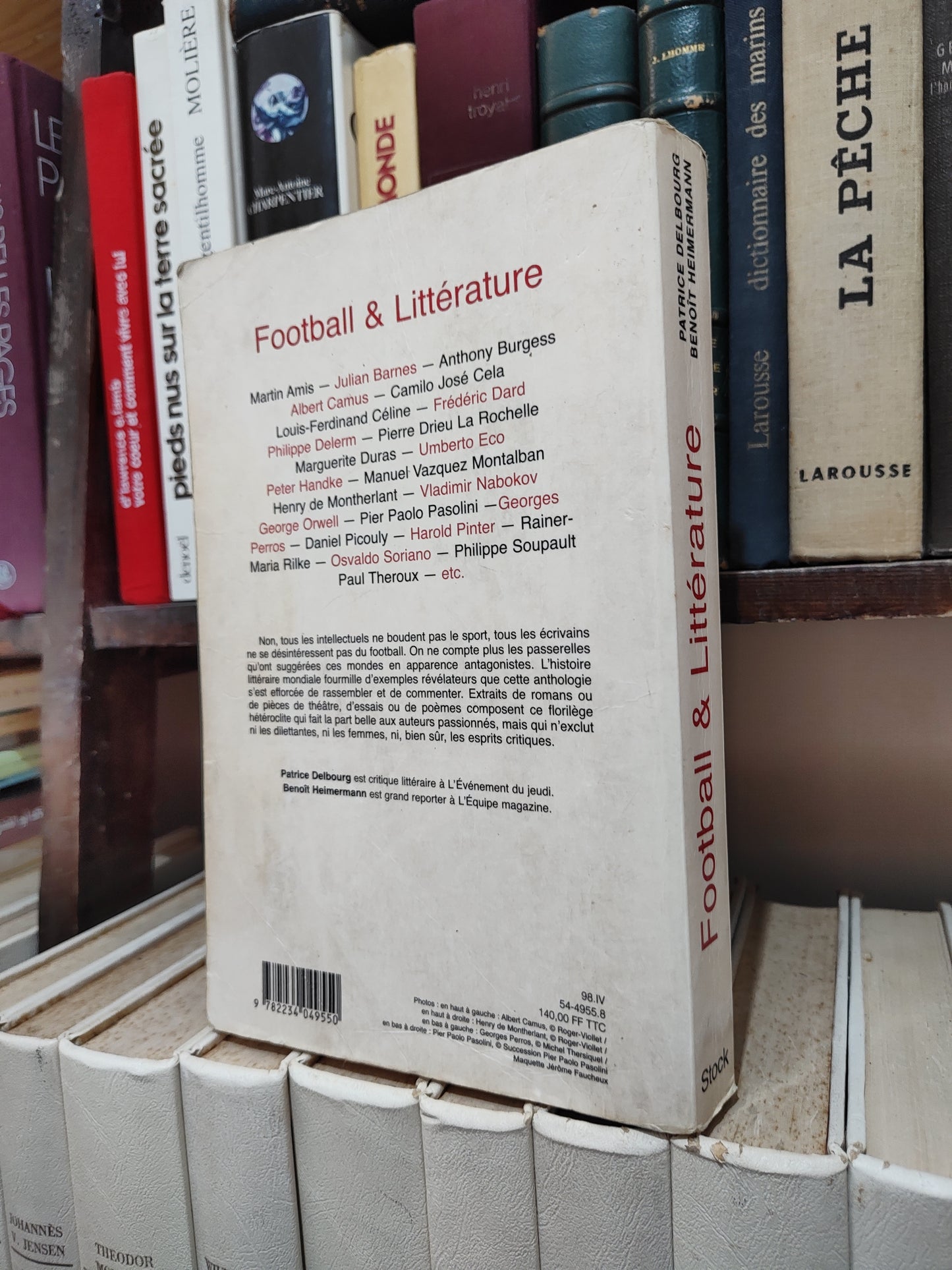 Delbourg - Football et Littérature ; une anthologie de plumes et de crampons