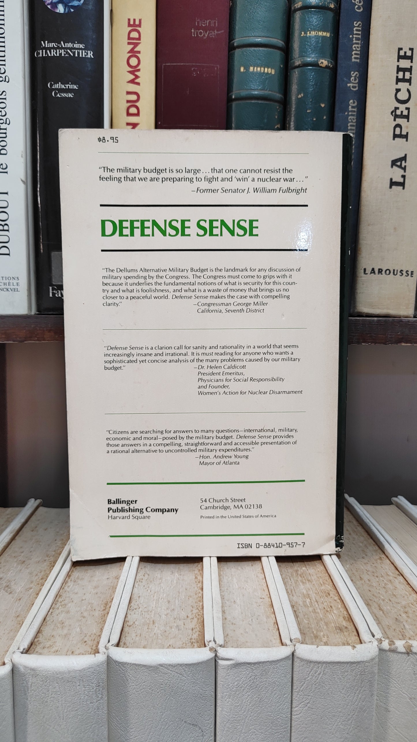 Dellums - deffense sense : The search for a rational military policy