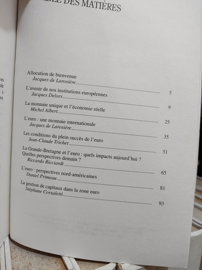 Delors - L'euro facteur d'avancée de l'Europe