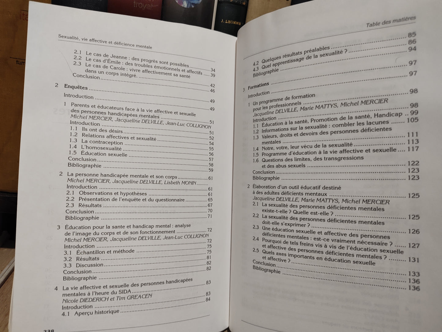 Delville - Sexualité, vie affective et déficience mentale