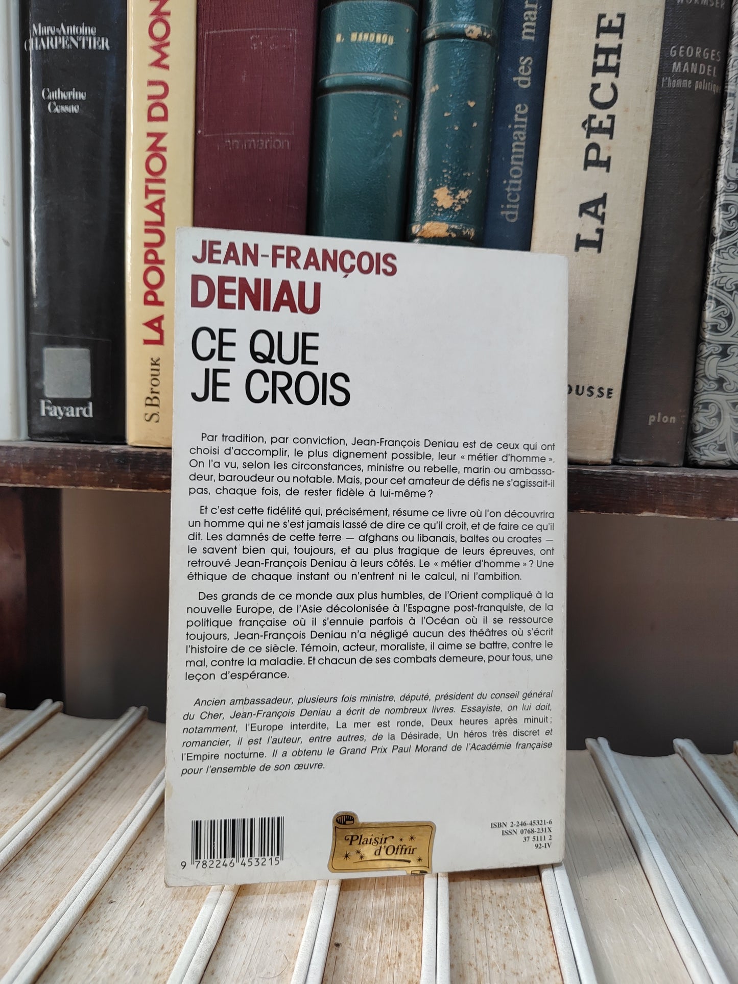 Deniau - Ce que je crois