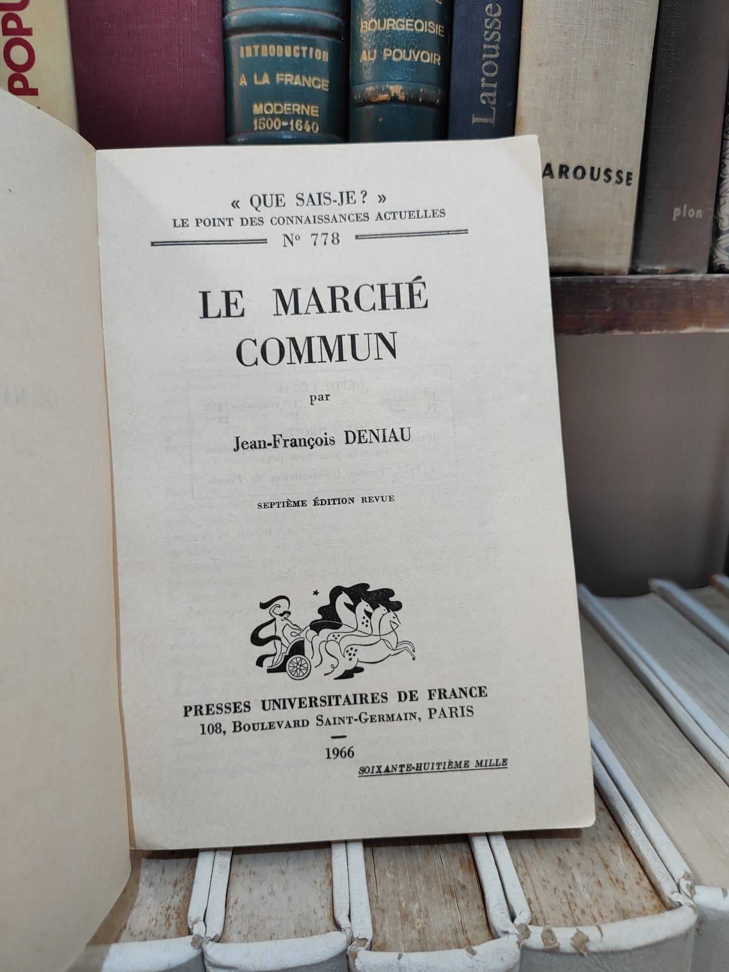 Deniau - Le marché commun ; que sais-je