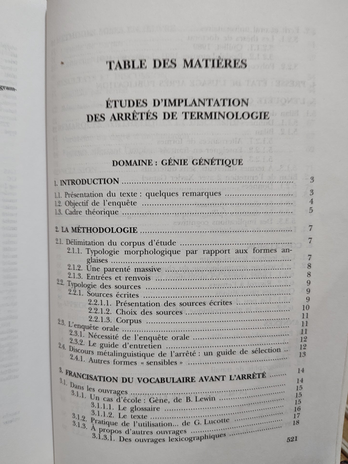 Depecker - La mesure des mots  Cinq études d'implantation terminologique