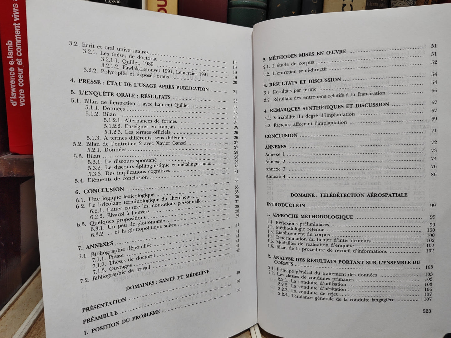 Depecker - La mesure des mots  Cinq études d'implantation terminologique