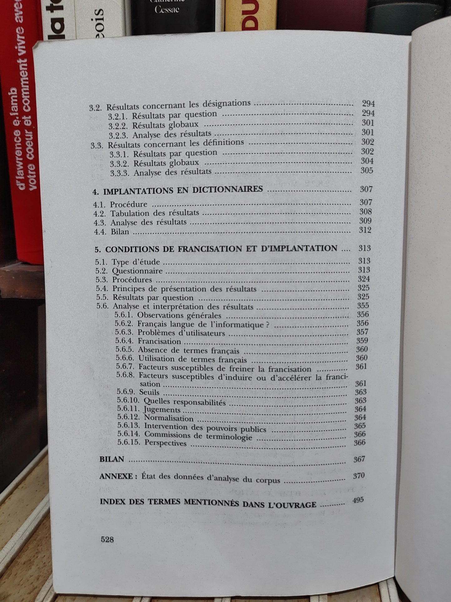 Depecker - La mesure des mots  Cinq études d'implantation terminologique