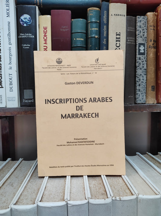 Deverdun - Inscriptions de Marrakech