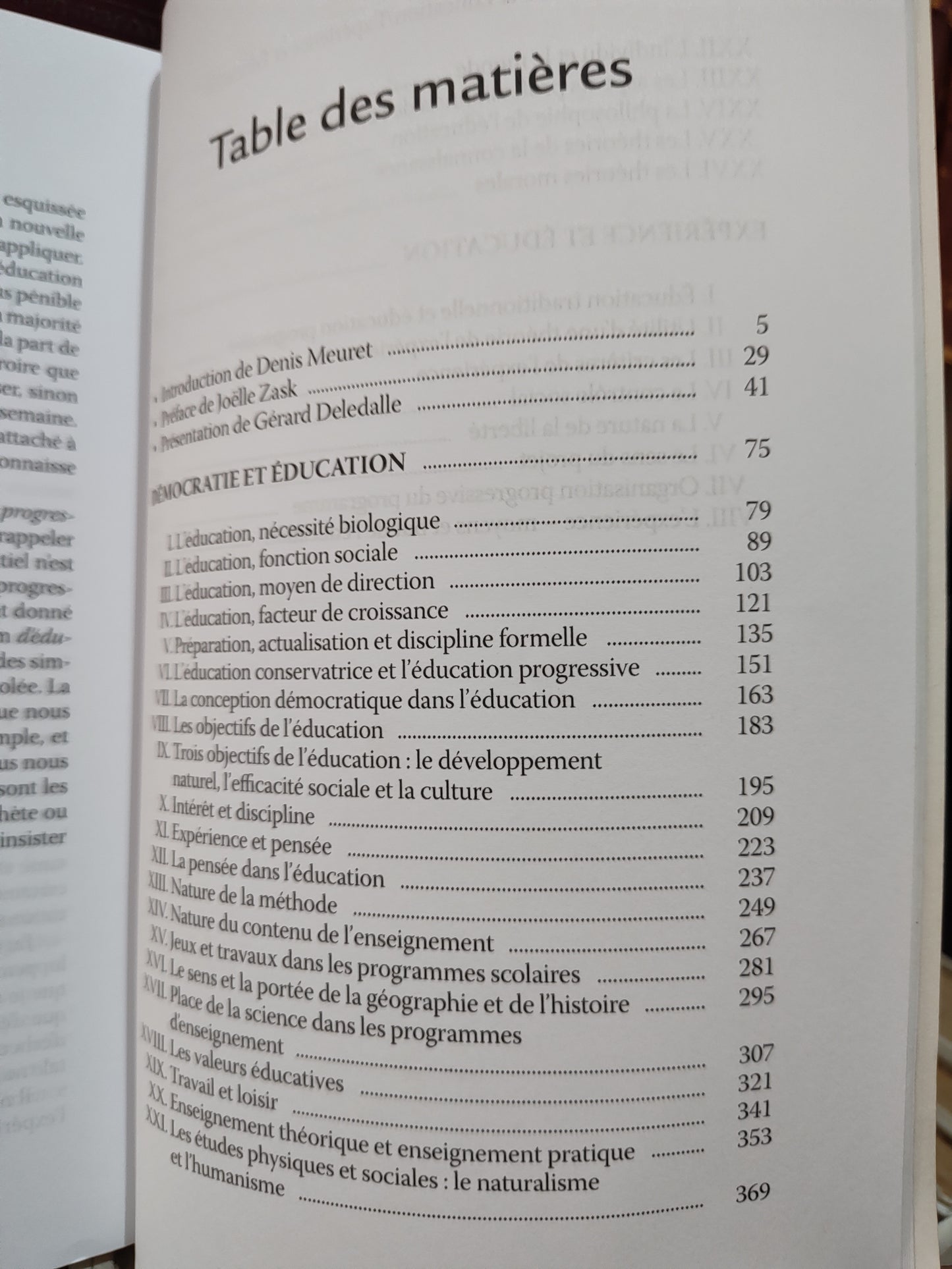 Dewey - Démocratie et éducation