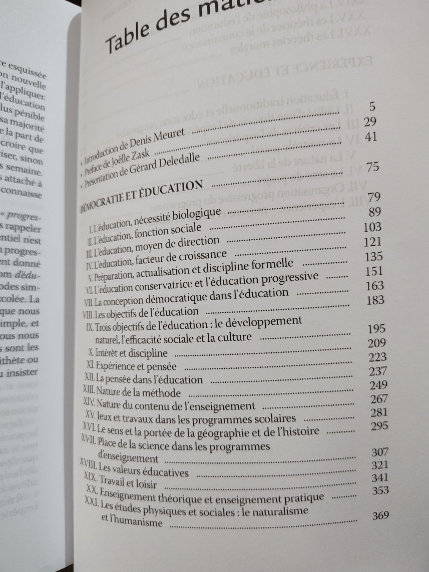 Dewey - Démocratie et éducation