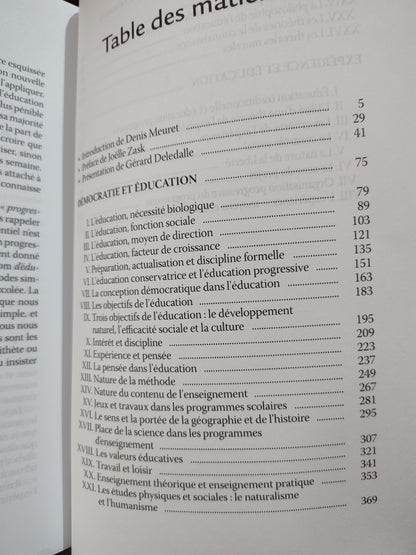 Dewey - Démocratie et éducation