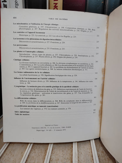 Deysson - Physiologie cellulaire tome 2