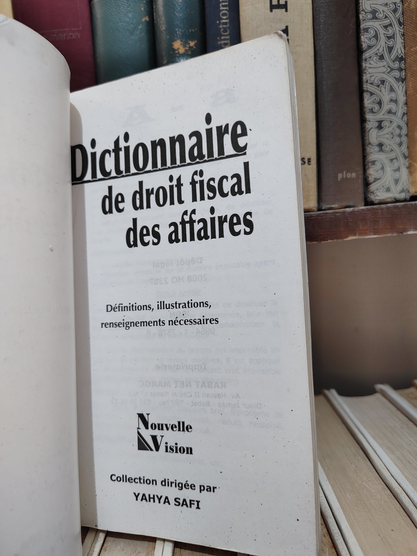 Dictionnaire de droit fiscal des affaires