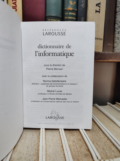 Dictionnaire de l'informatique Larousse