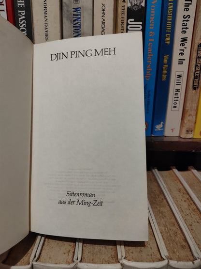 Djin Ping Meh - Sitternroman aus der ming zeit