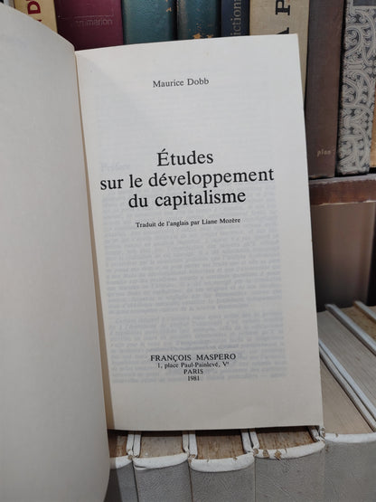 Dobb - Études sur le développement du capitalisme