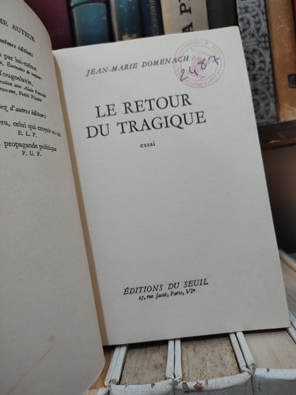 Domenach - Le reour du tragique