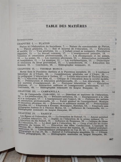 Dommanget - Les grands socialistes et l'éducation