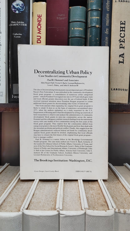 Dommel - Decentralizing Urban Policy