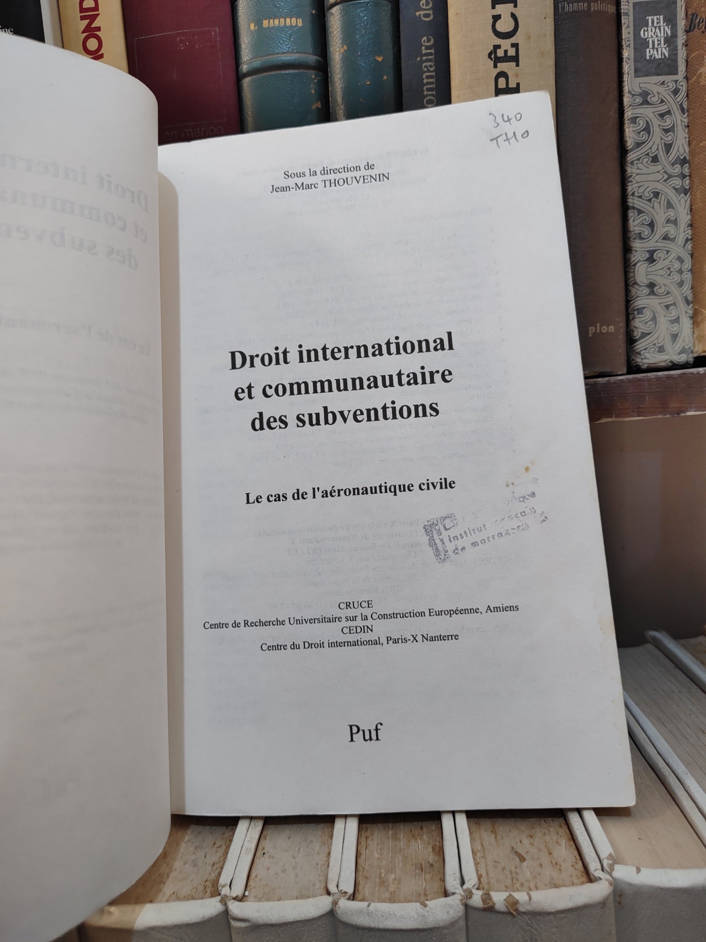 Droit international et communautaire des subventions ; Le cas de l'aéronautique civile