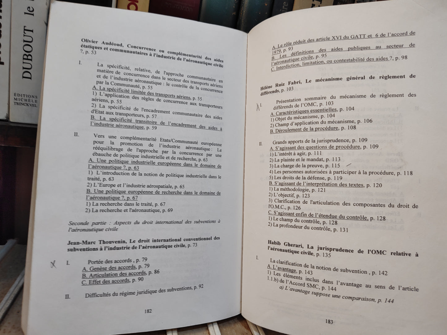 Droit international et communautaire des subventions ; Le cas de l'aéronautique civile
