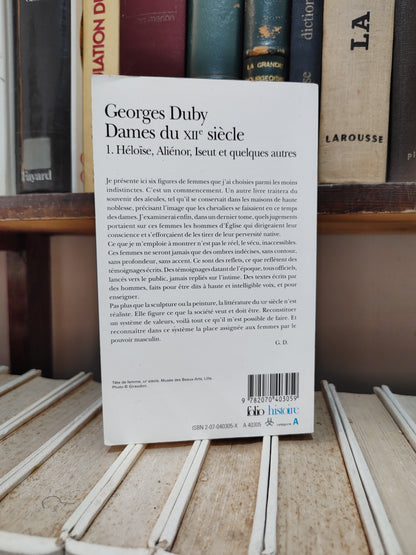 Duby - Dames du XIIe siècle tome 1