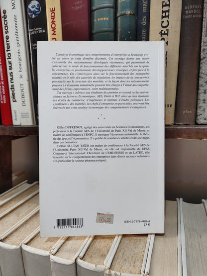 Dufrénot - Stratégies économiques des entreprises