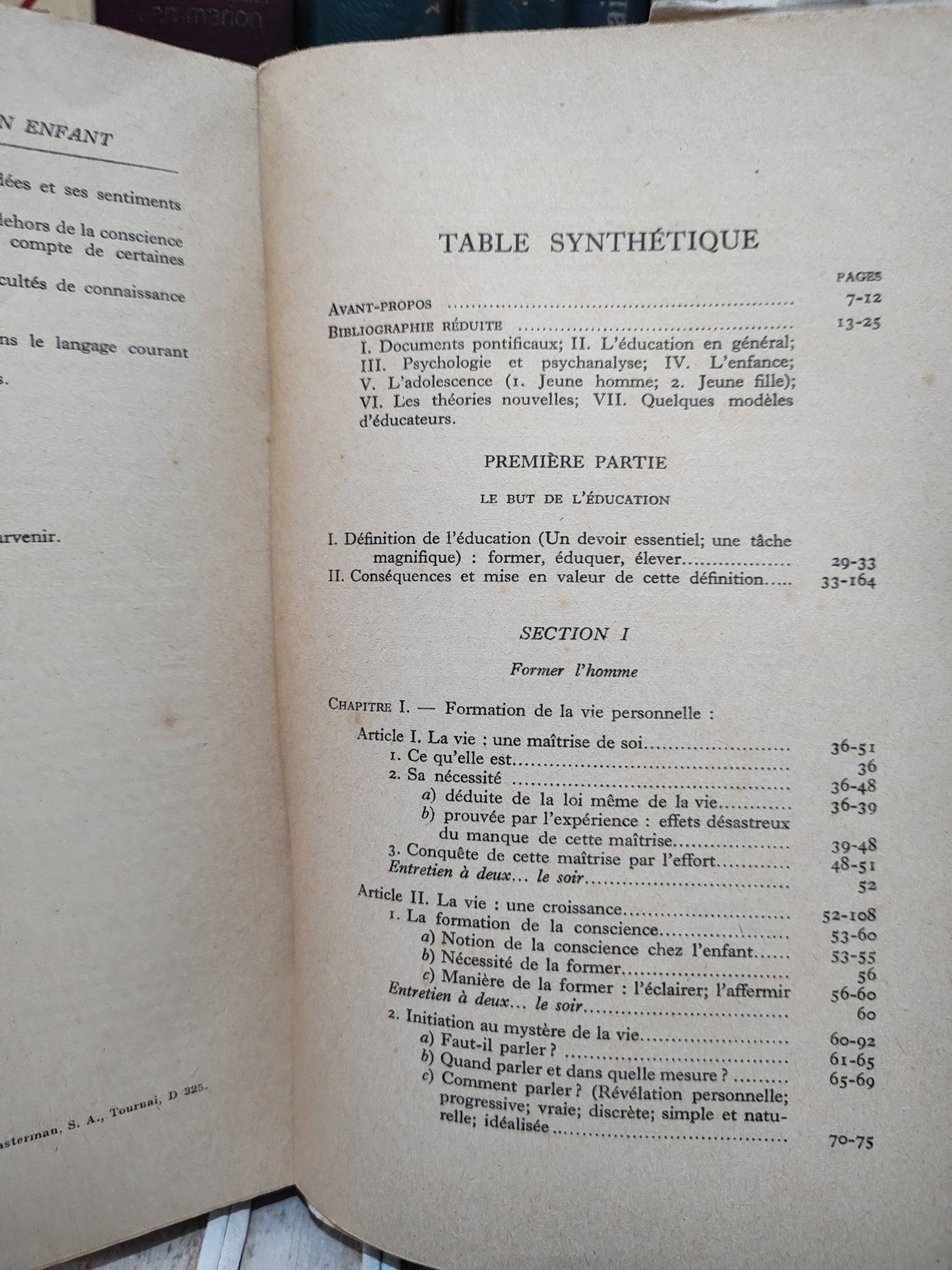 Duhr - L'art des arts Éduquer un enfant ( voir photo