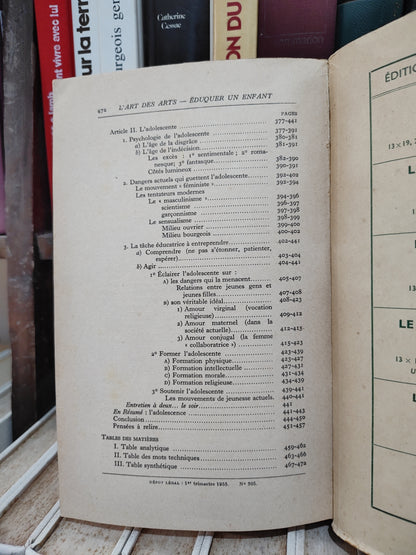 Duhr - L'art des arts Éduquer un enfant ( voir photo