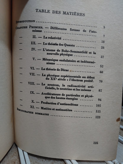 Duquesne - Matière et antimatière
