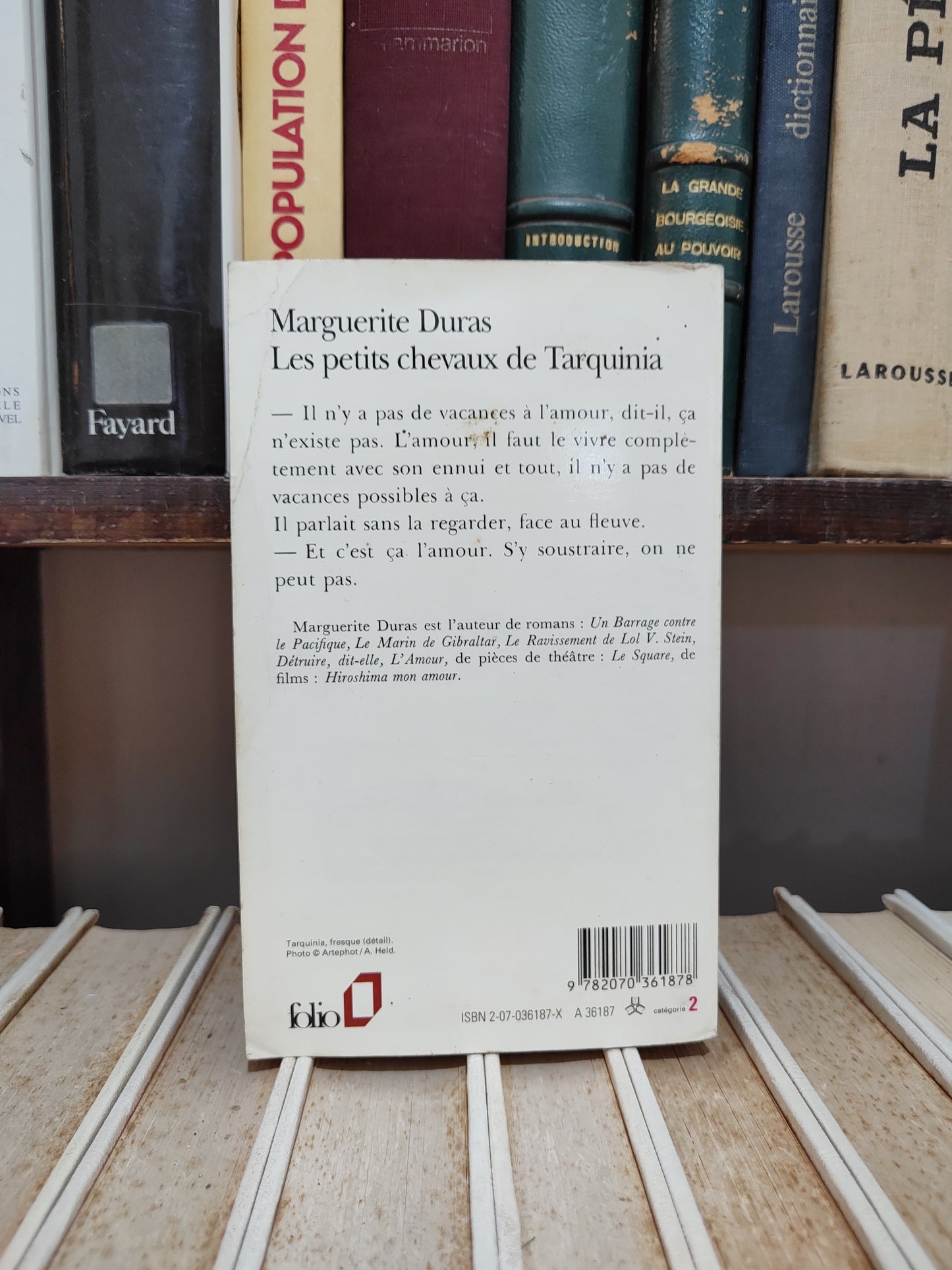 Duras - Les petits chevaux de Tarquinia