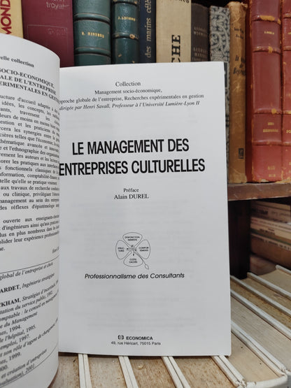 Durel - Le management des entreprises culturelles