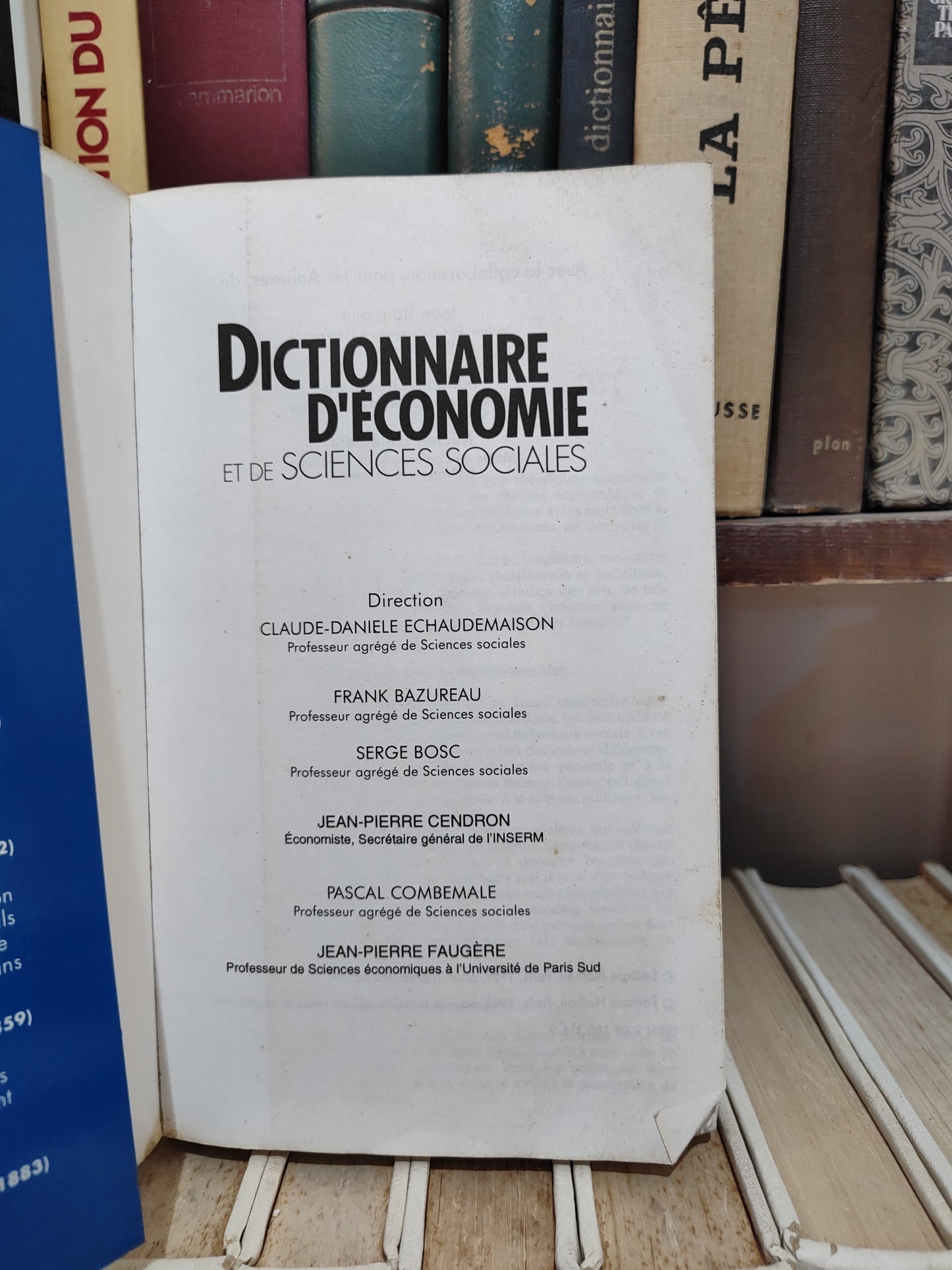 Echaudemaison - Dictionnaire d'économie et de sciences sociales