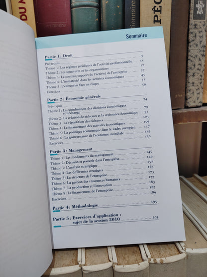 Économie droit management ; séquence BTS