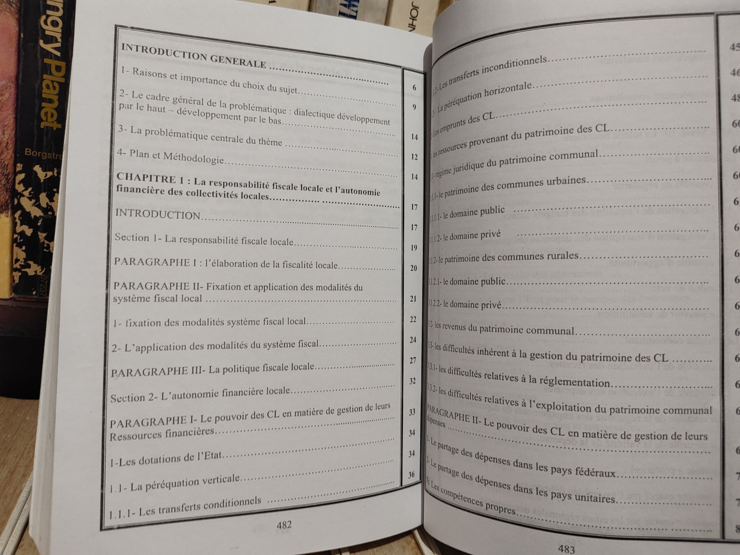 El Ghali - La fiscalité locale et le développement local