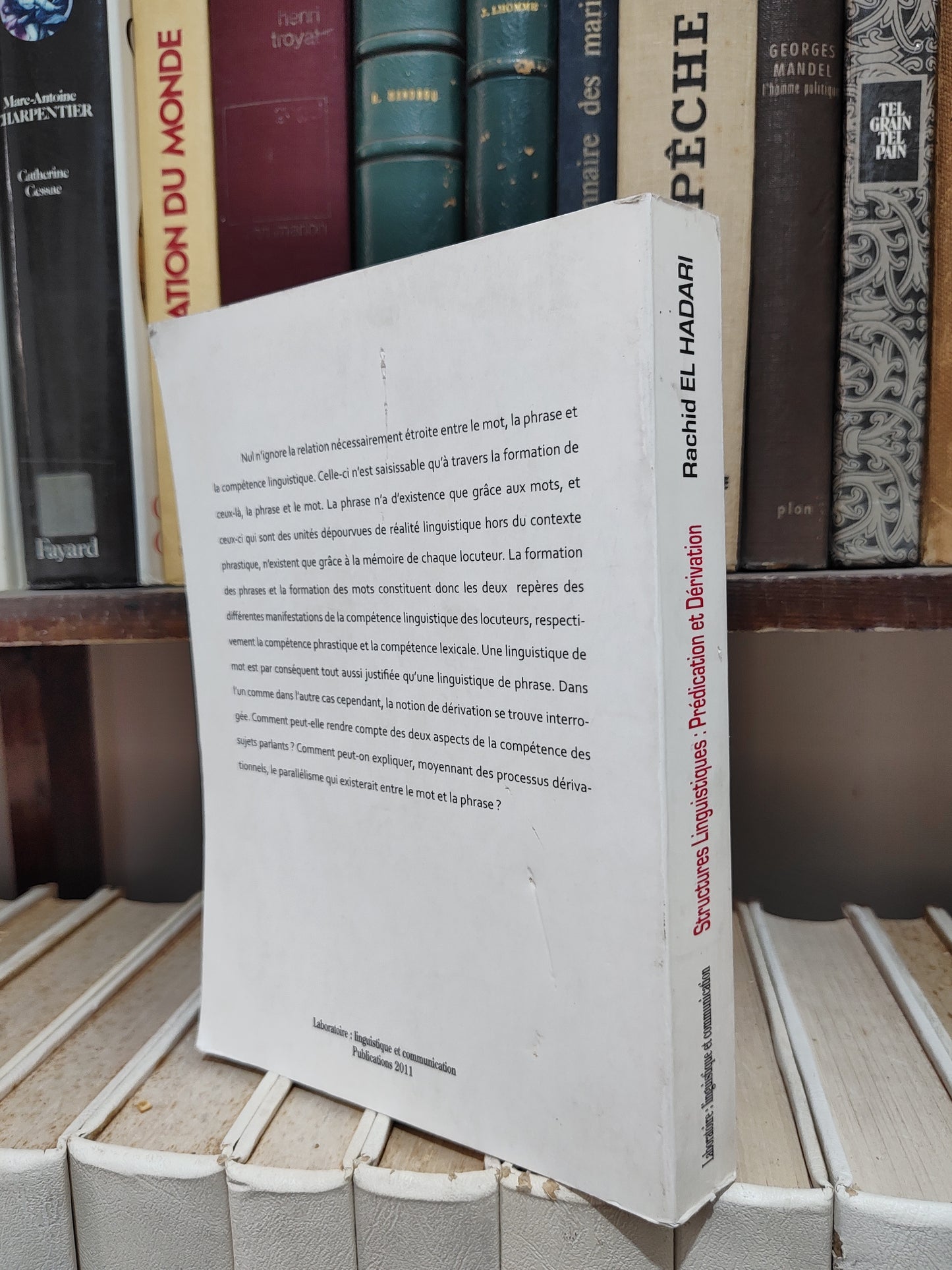 El Hadari - Structures Linguistiques: Prédication et dérivation
