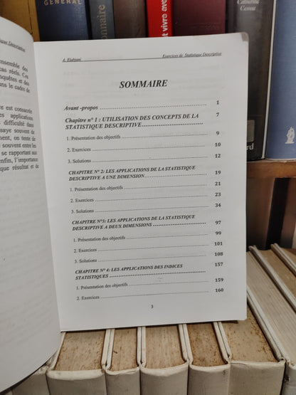 Elabjani - Exercices de  descriptive appliquée