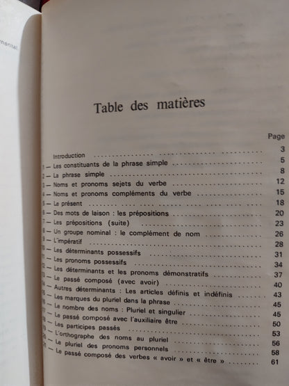 Éléments de grammaire explicite